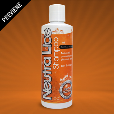 Shampoo Neutralice, Funciona como repelente Natural contra los piojos